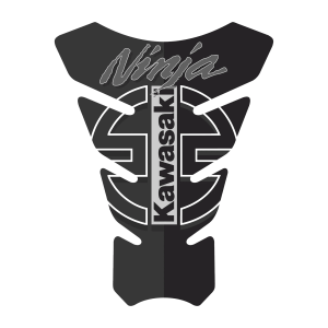 KAWASAKI TANK PADS PRINTED BLACK 1