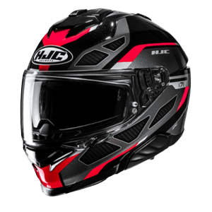 HJC i71 GRAPHICS BLACK
