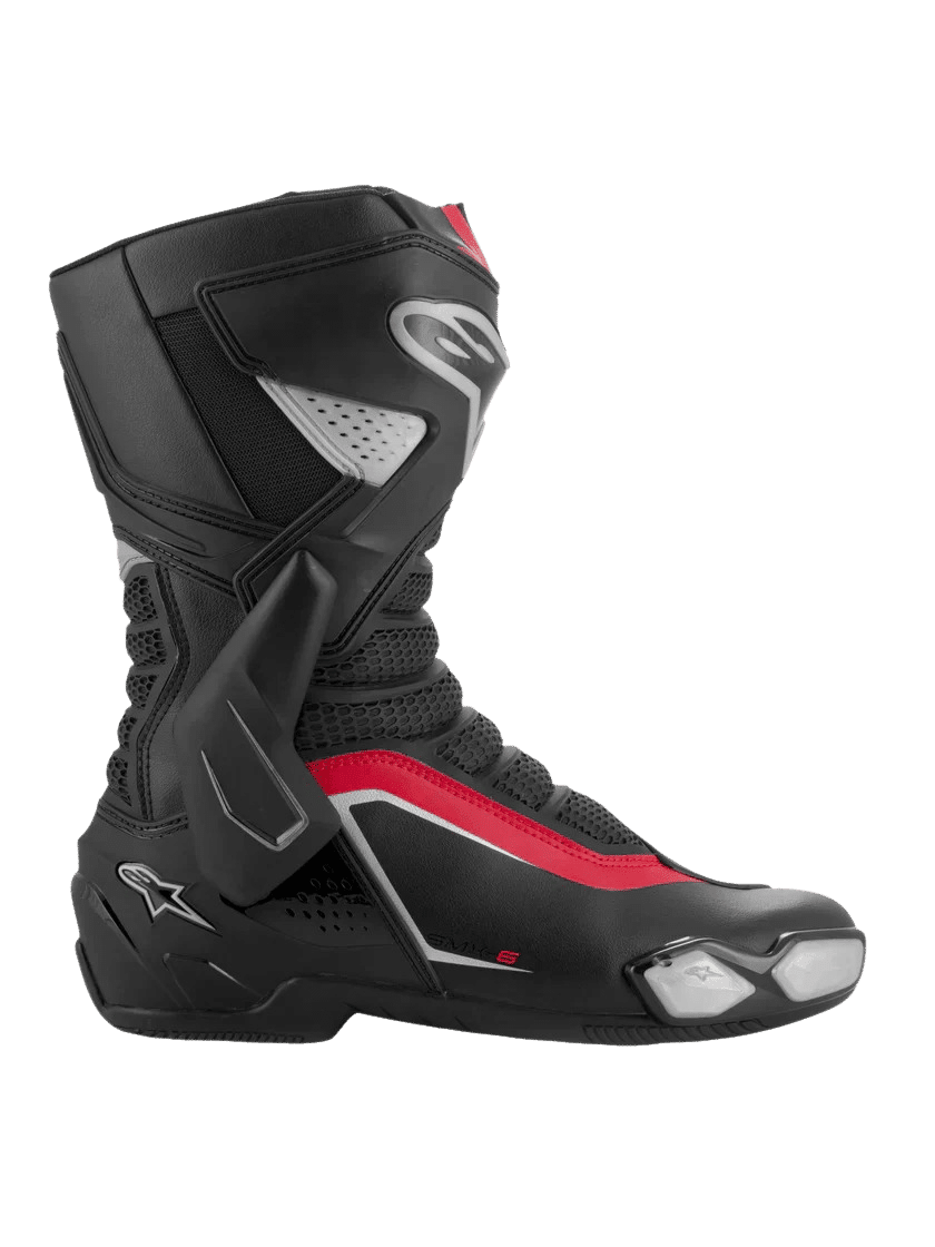 ALPINESTARS SMX-6 V3 BOOTS BLACK/SILVER/RED - Image 2